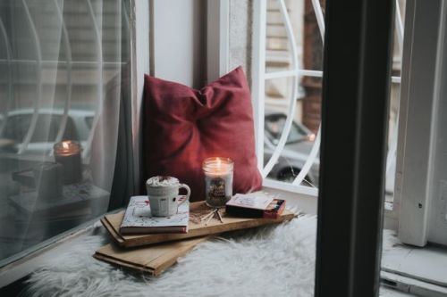 cozy area near window