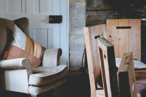 chair and dining chairs