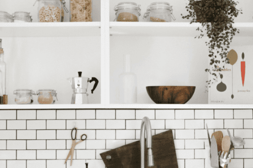 An organized kitchen