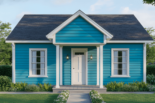 Blue house